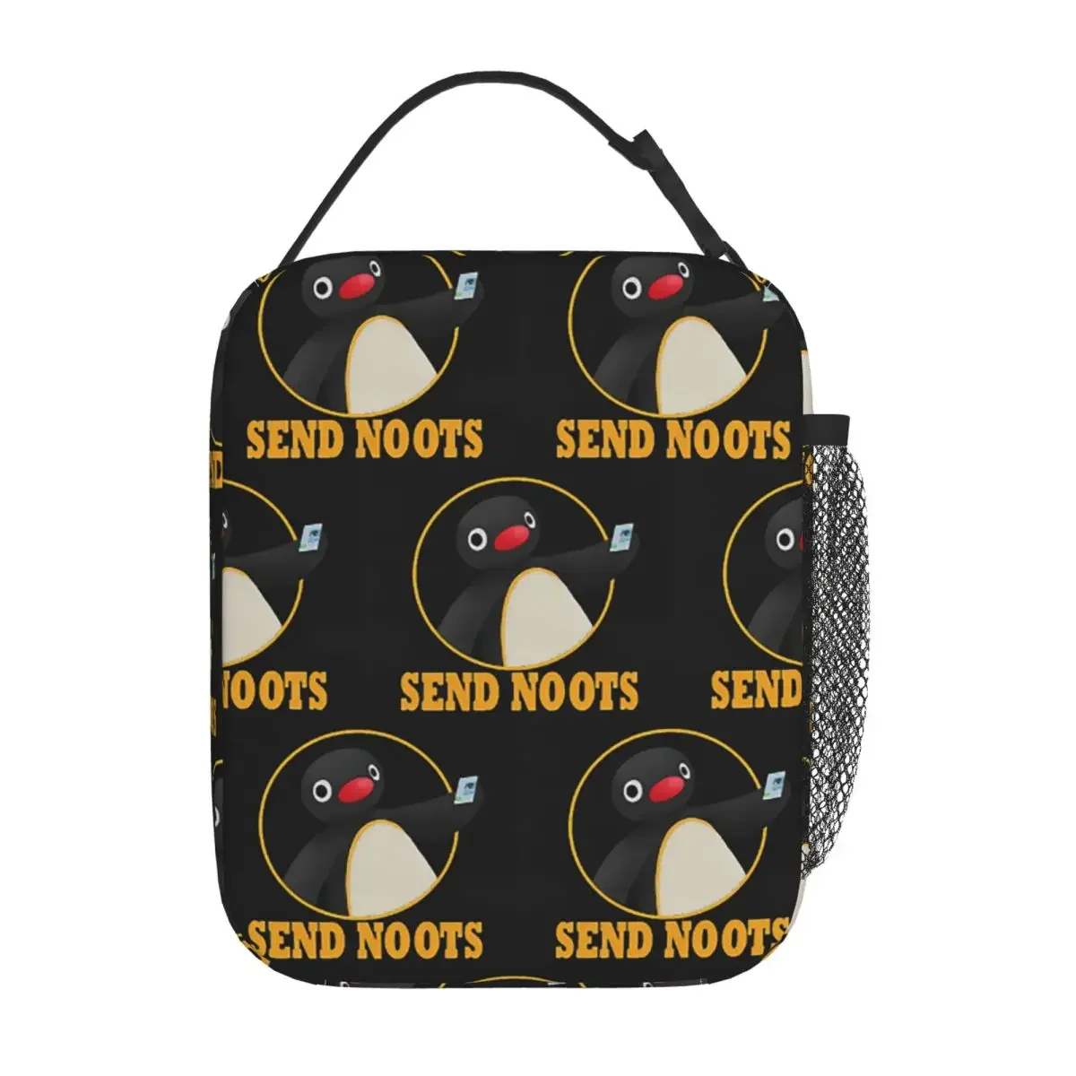 Pingu Pinga Penguin TV Insulated Lunch Bag for Women Children Portable Food Boxes Thermal Lunch Box Tote