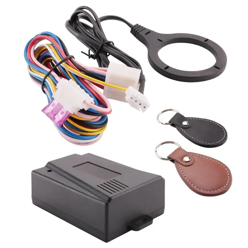 A67K-Smart Car Engine Push Start Stop Button Rfid Lock Ignition Keyless Entry System Auto Start Stop Immobilizer Starline
