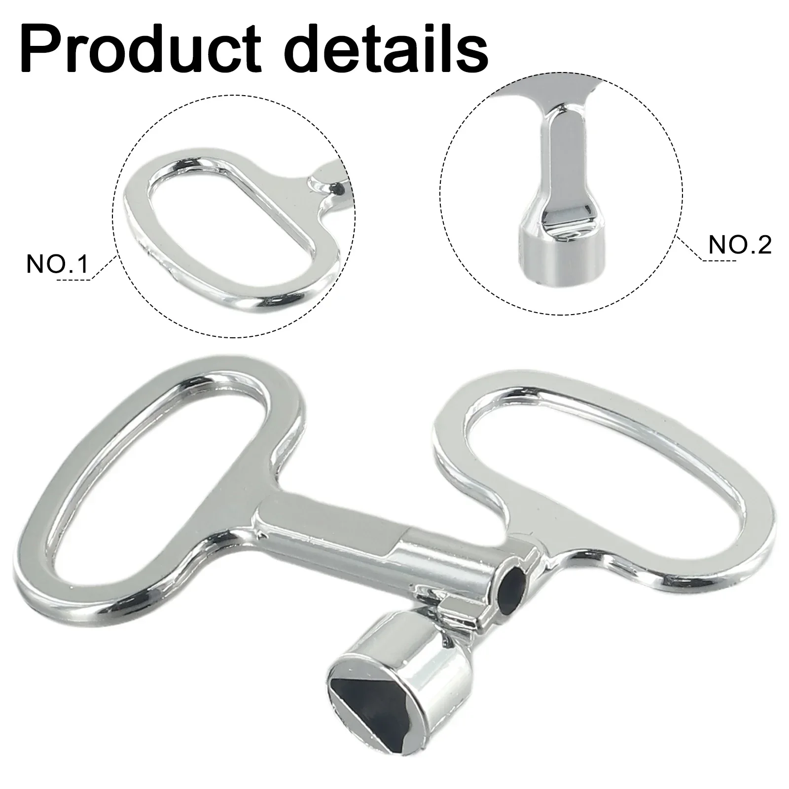 Switch Key Wrench With Accessories Universally Elevator Door Lock Valve Key Wrench Triangle Key Electrical Box Hand Tools