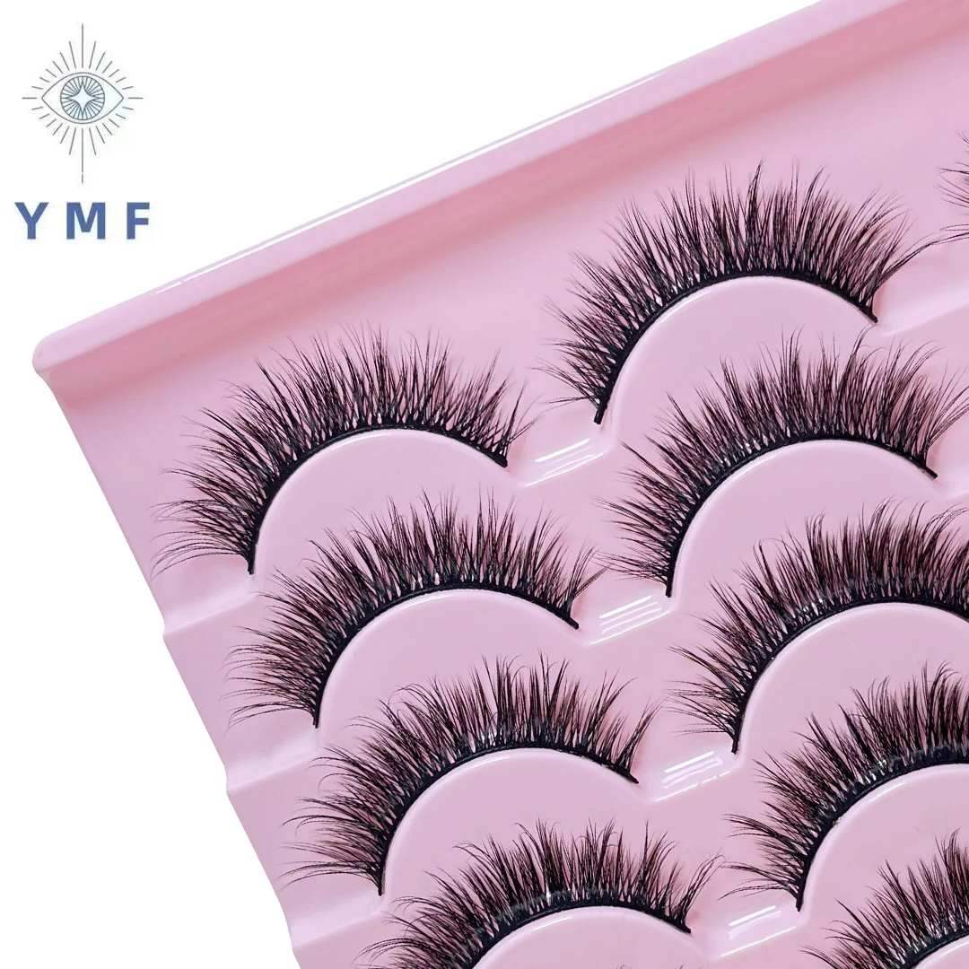 14 Pairs Natural 6D Makeup Fake Eye Lashes Faux Cils Make Up Beauty Tools Wholesale