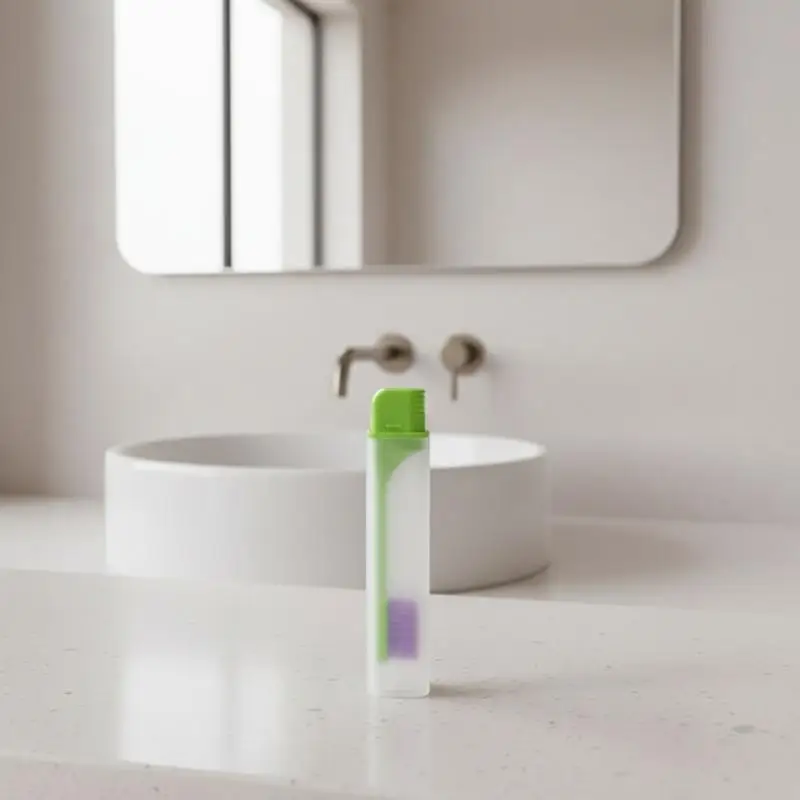 Portable Foldable Toothbrush 1Pcs Lightweight for Outdoor Hiking Camping Compact Design Ideal for Travel Use