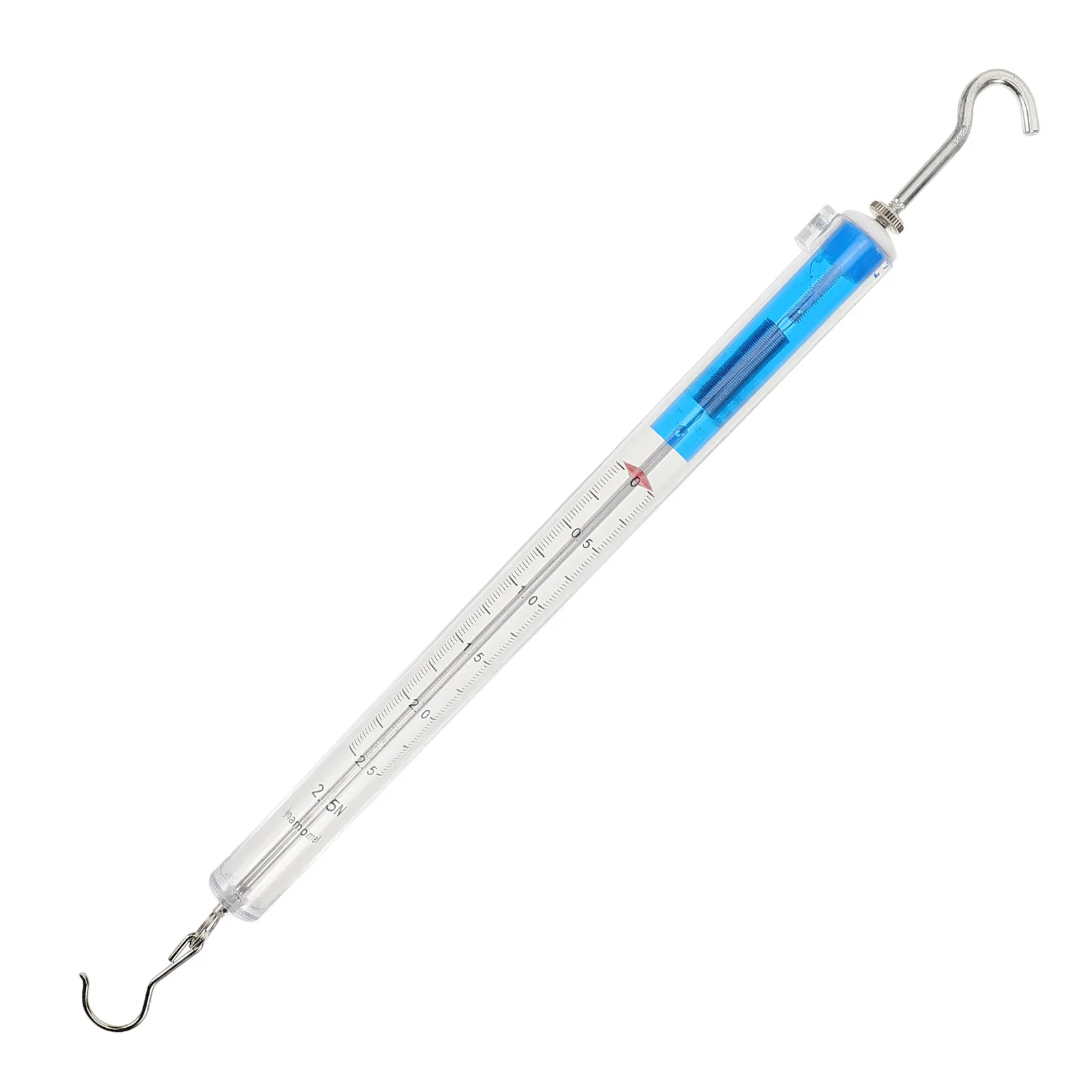 Newton Force Spring Scale 2. Cylindrical Teaching Tool for Physics Experiments Science Spring Balance Scale Measurement Tool