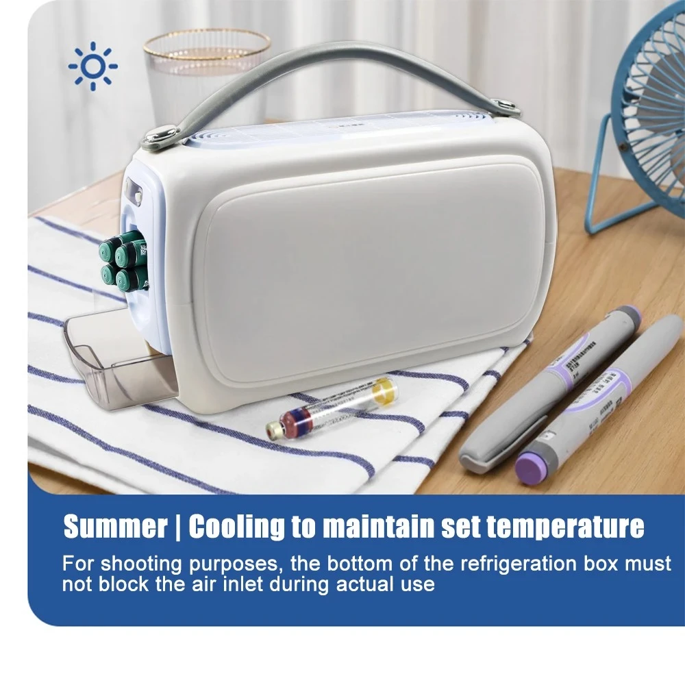 High quality manufacturers portable digital display Cooler Box mini medical fridge for Storing Insuline drug Mini Frigerateur