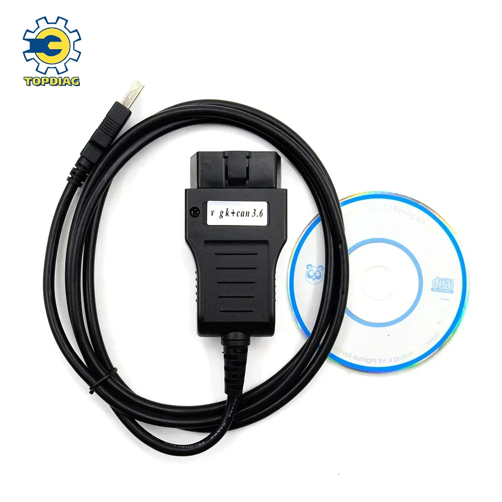 For VAG K CAN Commander 3.6 K+CAN Commander OBDII OBD2 Diagnostic Cable for VW for AUDI SKO-DA S-EAT Code Readers Scan Tools