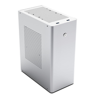 M1 M9 L1 all aluminum small chassis, Matx independent graphics card mute 1U power supply HTPC water-cooled small chassis