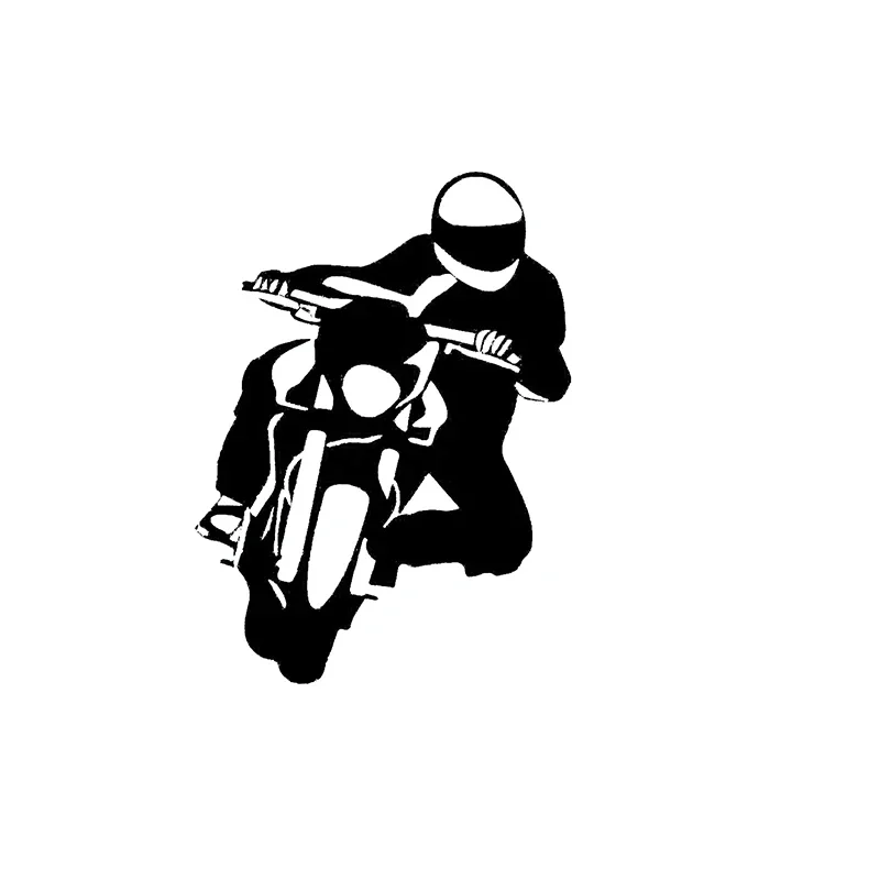 Motorcycle Rider Sports Competition Style Window Bumper Motorcycle Accessories Decoration Vinyl Car Pattern Stickers