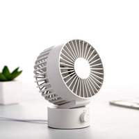 Quiet Two-blade Fan Desktop Mini USB Fan Portable Mini Cooling With Base Cooling Room Fan Mini Cute