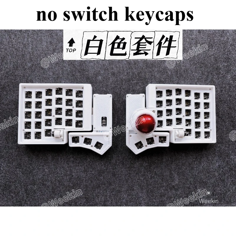 CCK-BALL スプリット トラックボール キーボード ワイヤレス デュアル