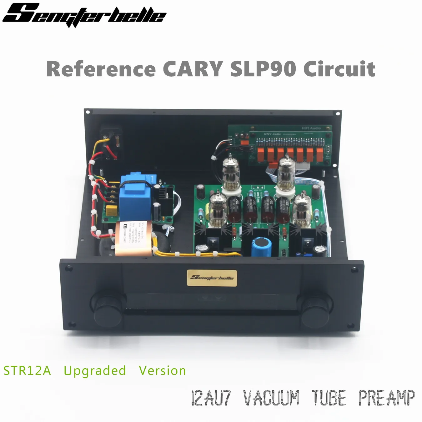 Verbesserte 12AU7/ECC82 Röhrenfernbedienung Vorverstärker HiFi Referenz Cary SLP-90 Vorverstärkerschaltung