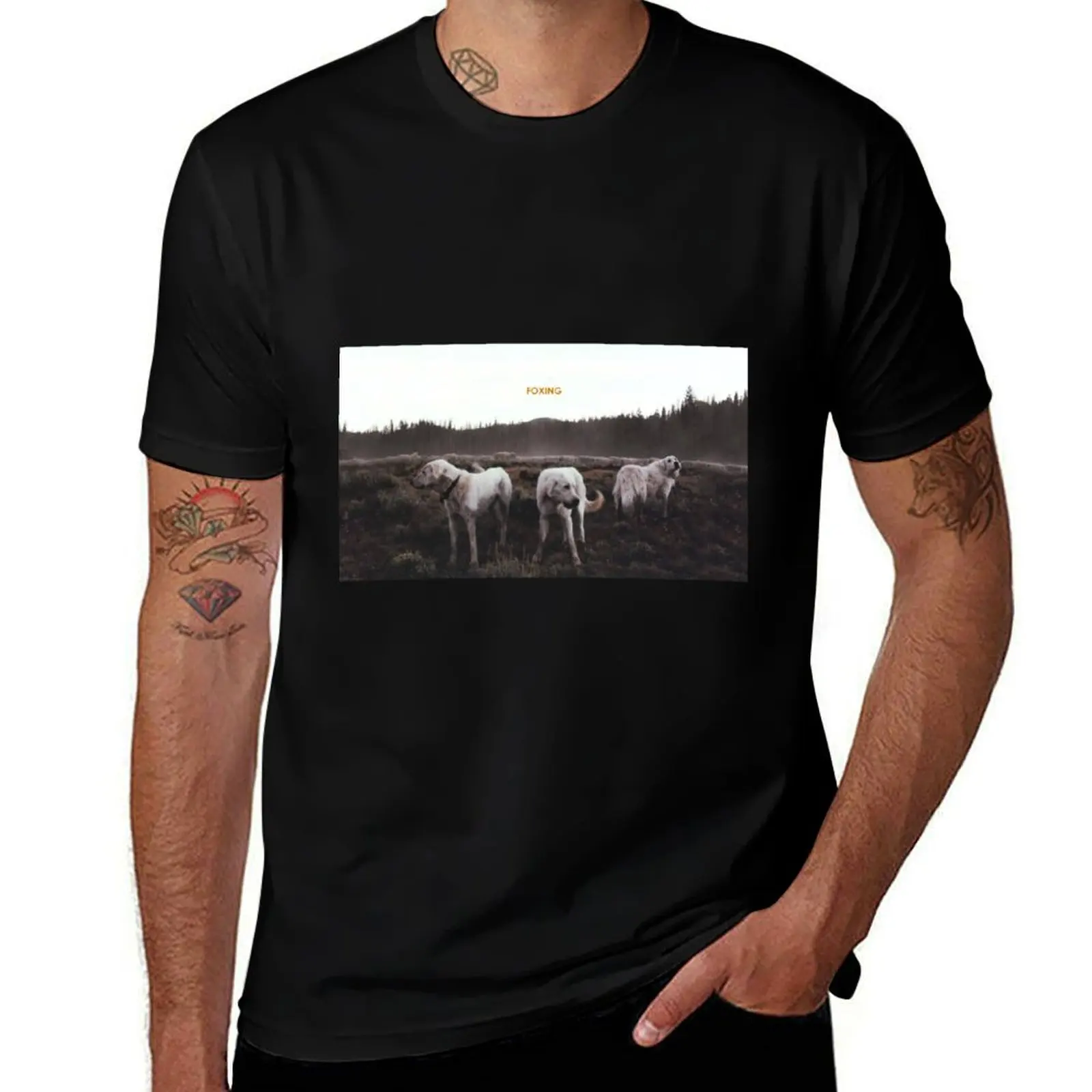 

album t cotton shirts slim artwork T-Shirt man t for cotton fit shirts t man high FOXING- quality shirts T-Shirt