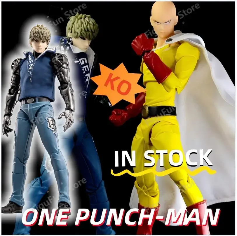 

В наличии: Аниме-фигурки Genos, Kaiyodo Revoltech Yamaguchi One Punch Man, подвижная модель с шарнирами, статуэтка GK, игрушки для детей