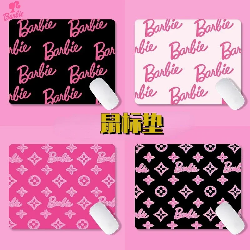 

MINISO Barbie animation peripherals for men and women new simple personality creative sweet cartoon pattern mouse pad wholesale