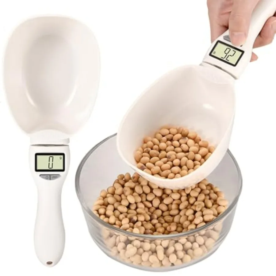 

2026 New Digital Measuring Spoon, Digital Food Measuring Scoop Scale - Electronic Kitchen Measuring Spoon Scale for Cooking Bak