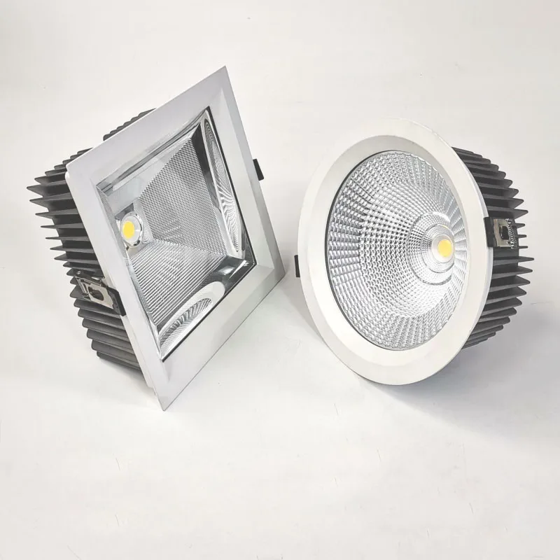 

IP65 Waterproof LED Spot Light COB 10W 15W 20W 30W Round Square Recessed Downlight Bathroom Ceiling Lamp 3000K/4000K/6000K