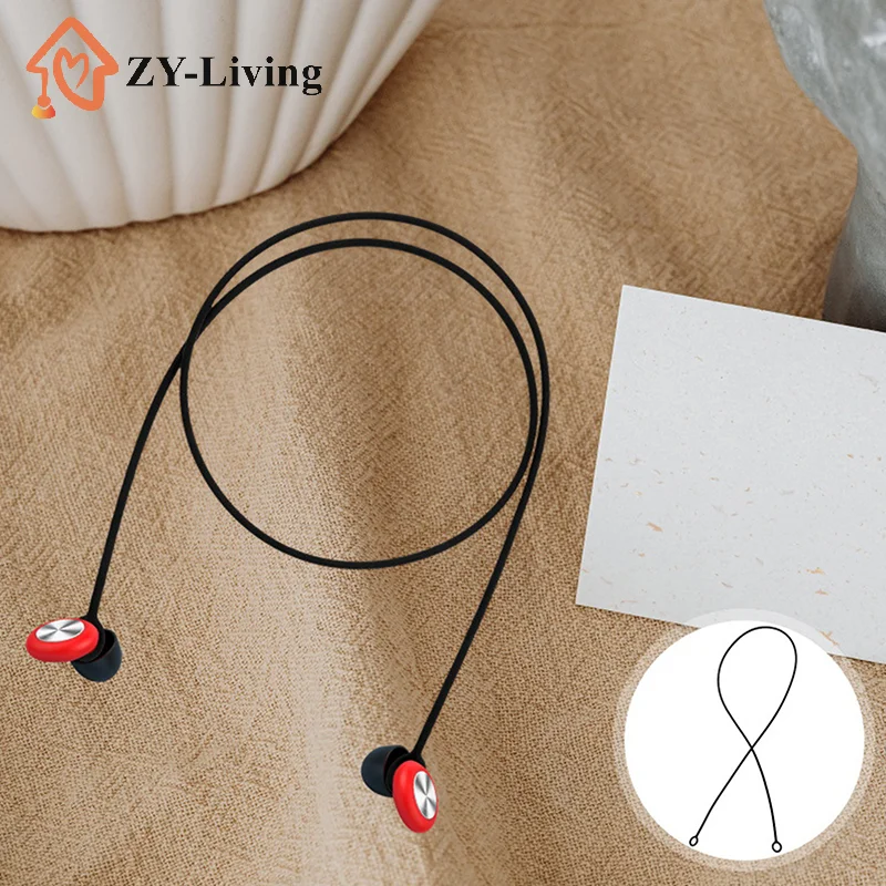 1Pcs Outdoor Earplugs Earbud Lanyard Work Travel Sleep Connector Cord Anti-lost Rope Silica Gel Earphone Strap image 5
