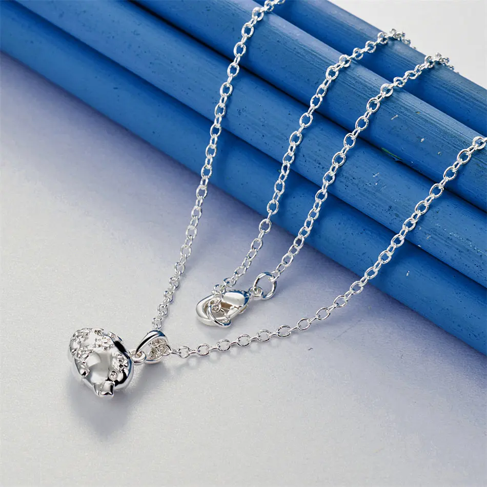 925 sterling silver 16-30 inch cute little pig pendant necklace for ladies, fashionable wedding gift jewelry