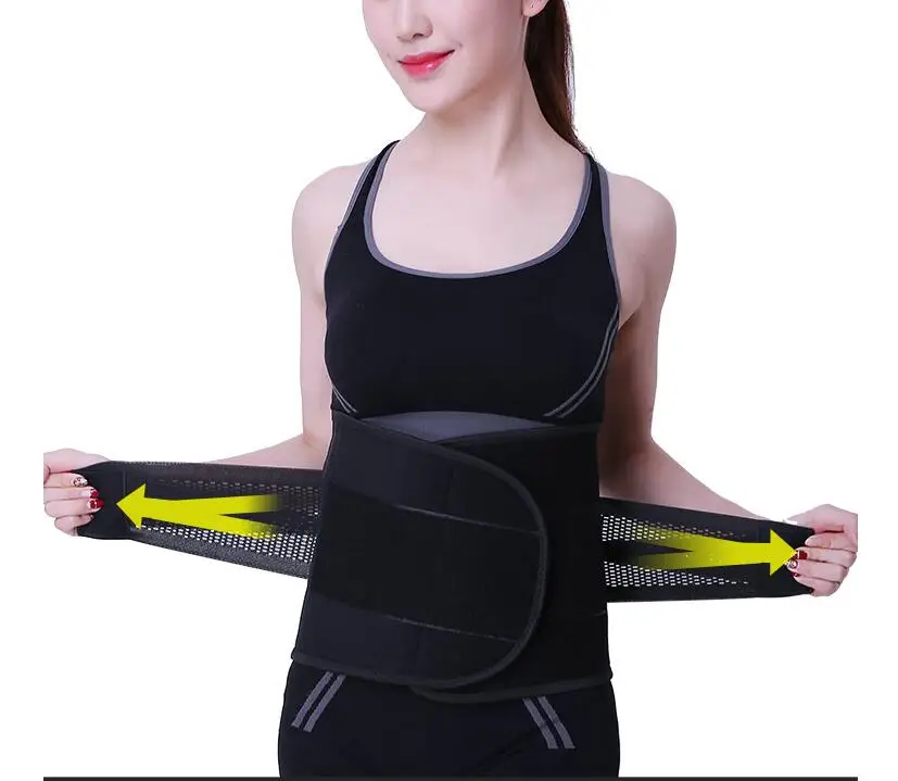 الخصر المتقلب حزام البطن مشد تدريب أحزمة مدرب خصر مشد العرق هدفين المتقلب Ortopedicas العمود الفقري دعم الألم #5