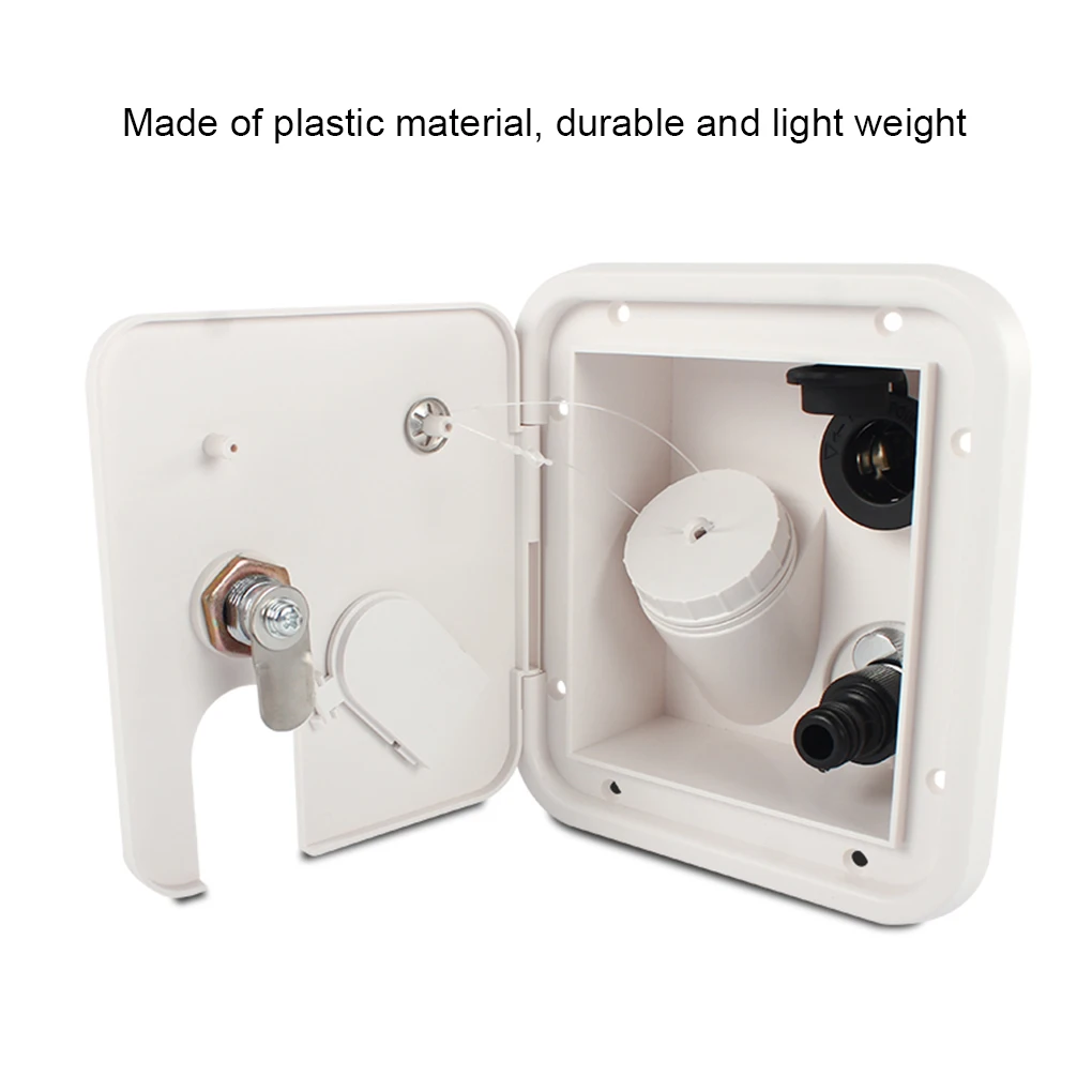 RV Water Hatch Inlet Simple Installation Durable Small Filler Household