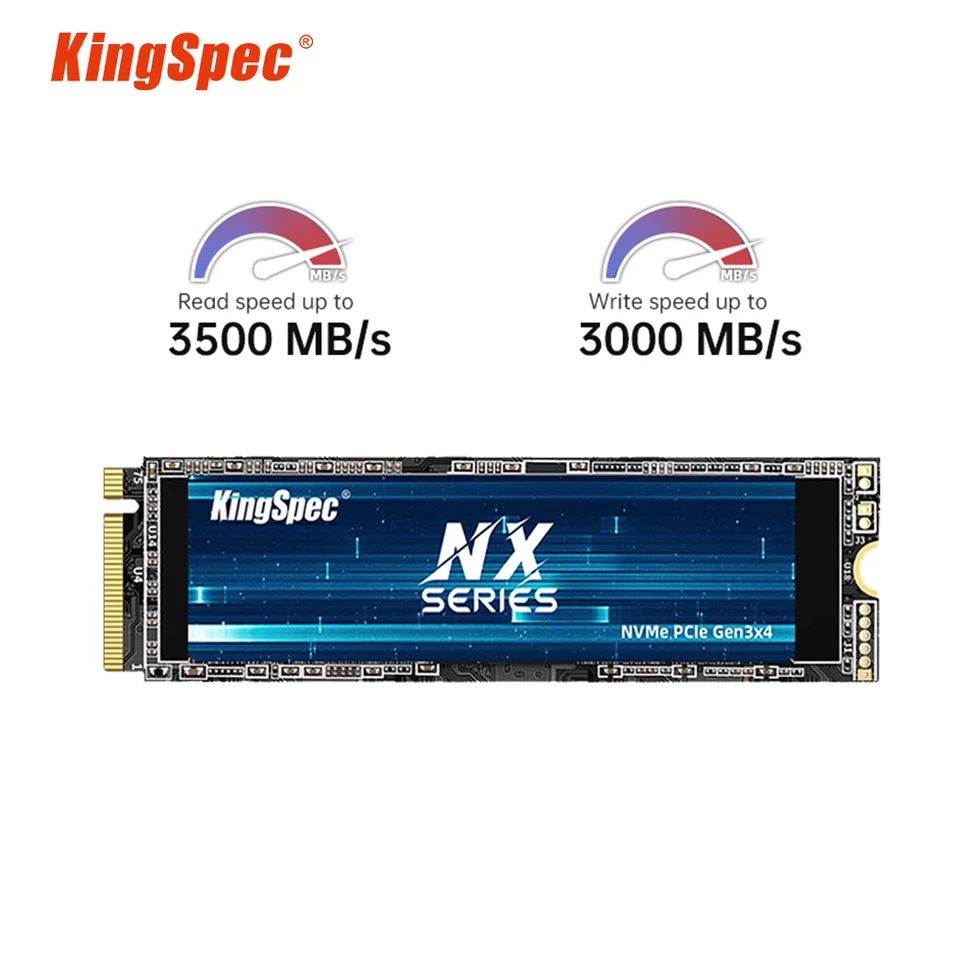 KingSpec NVMe M.2 SSD 512GB 2280 PCIe 3.0