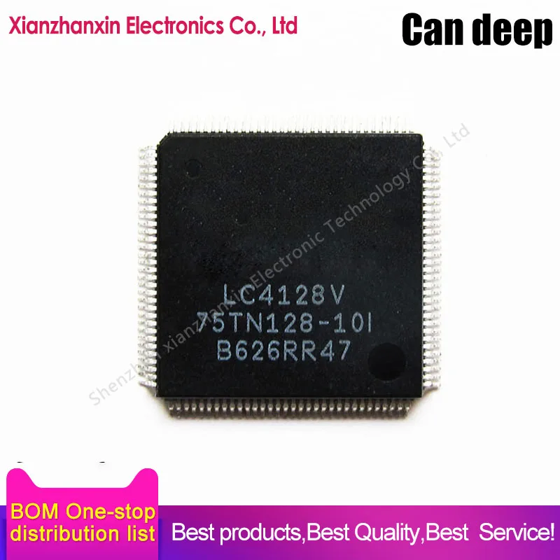 1pcs/lot LC4128V-75TN128-10I LC4128V QFP128 Programming logic chip