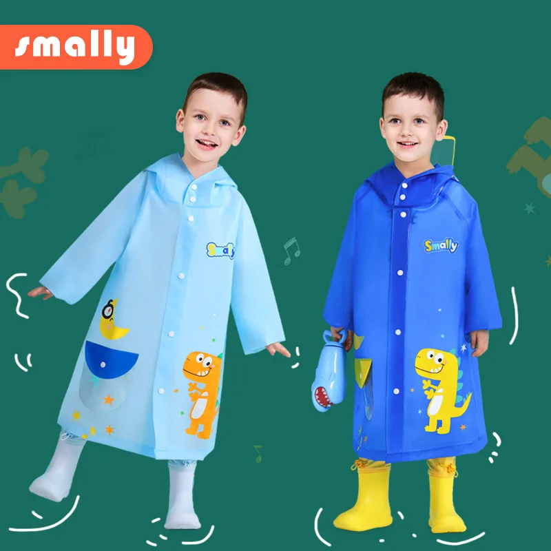 

Children's Rain Gear Set Kindergarten Baby Cartoon Waterproof Raincoat Whole Body Rainshoes Wholesale of Children's Rain Boots