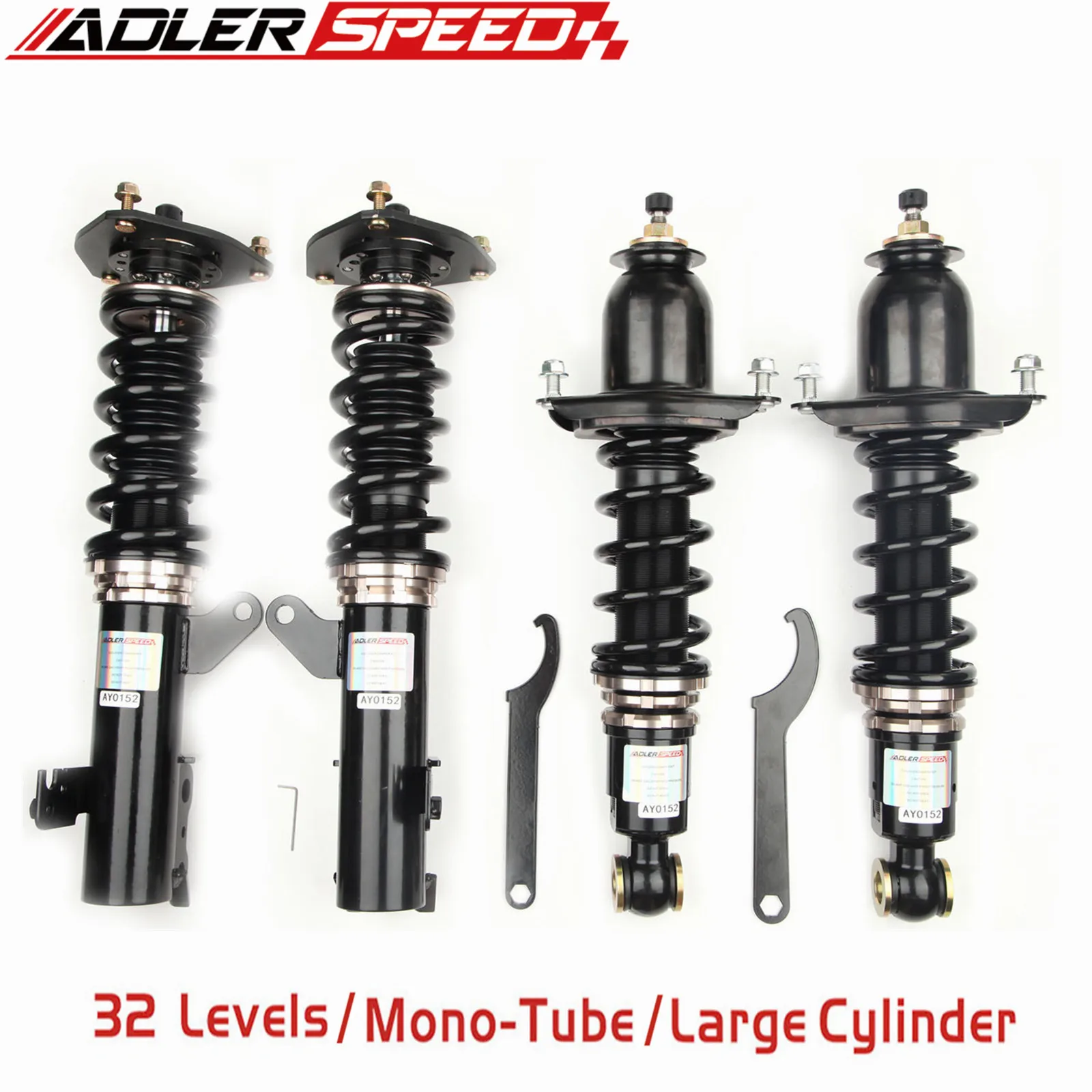 

djustable Coilovers Suspension Kit w/ 18 Level Damper For Toyota Corolla 09-13