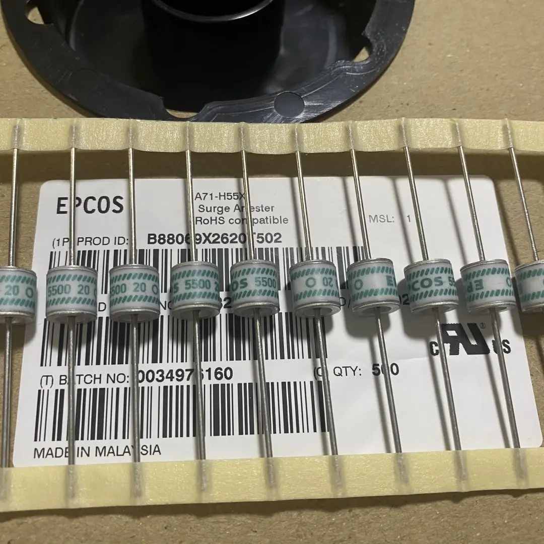 5/10/20 buah A71-H55X EPCOS 5500 10kA 5,5kv tabung keluaran Gas Tubes dapat pengganti untuk DK SSG5X-1 penangkap gelombang