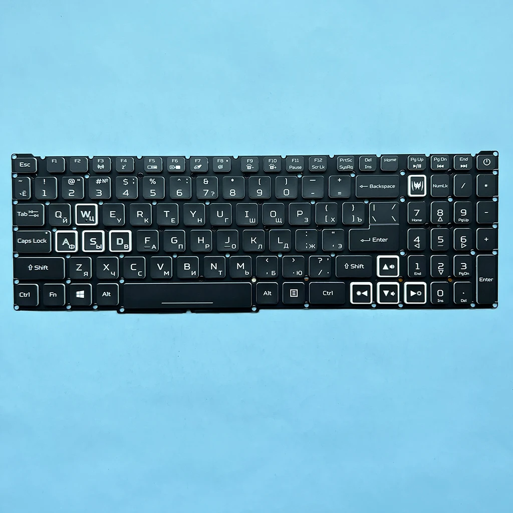 AN515-57 الروسية RGB الخلفية لوحة المفاتيح لشركة أيسر نيترو 5 AN515-45 AN515-56 AN515-58 AN515-57 AN517-41 AN517-53 AN517-54 دفتر