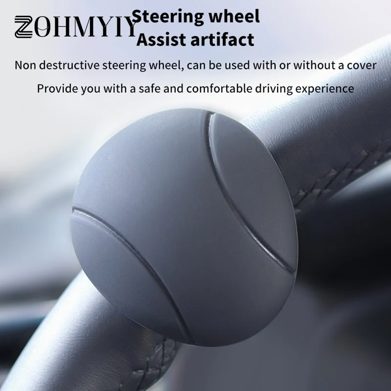 Universal Auto Volante Spinner Knob, Esforço Saving, One-Hand Steering Boosters, Rotação de 360 graus, Acessórios de carro antiderrapante