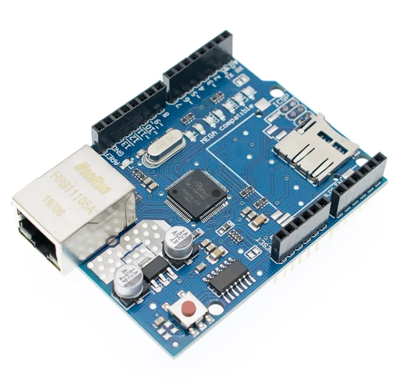 W5100 Ethernet Shield UNO SD Card Expansion Support MEGA Development Module