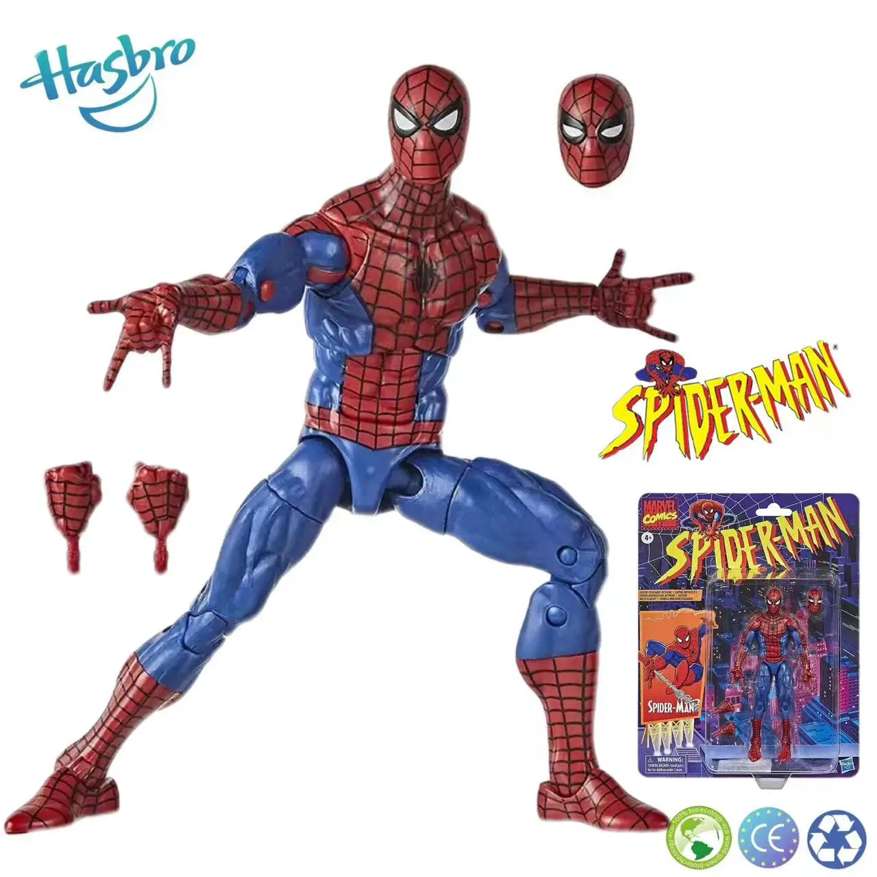 Hasbro Spider-Man Marvel Legends Series Collectible Action Figure Toy Retro Collection toys for children with box Original 6-inc