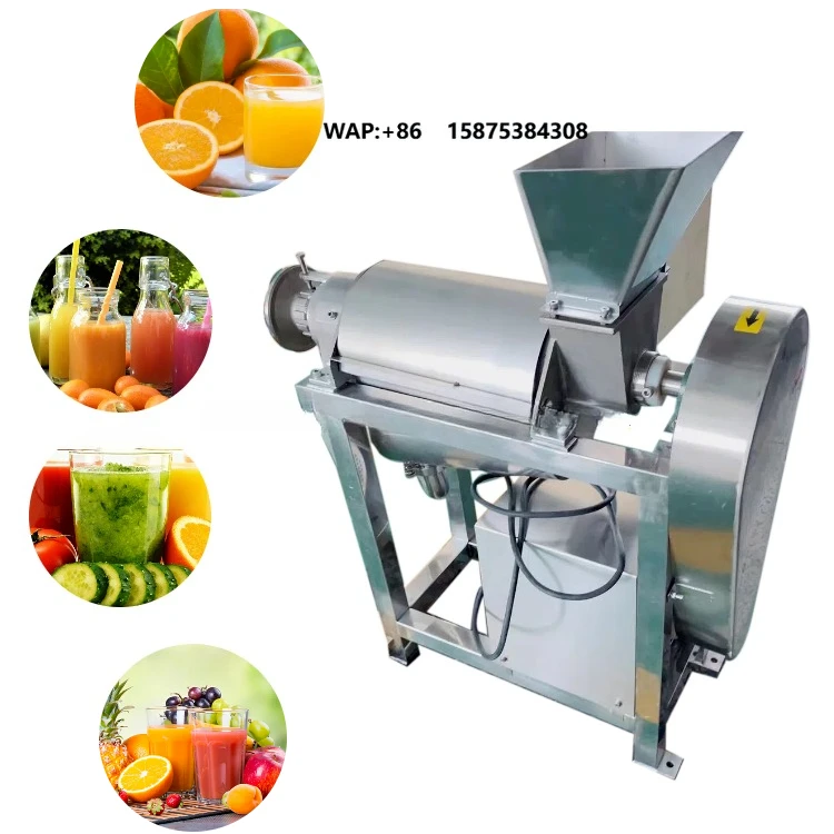 Advanced Mango Spiral Juicer Equipment Heavy Duty Fruit Crusher Press Juicer Machine Industrial Vegetable Processor