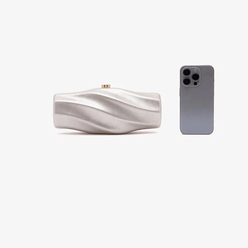 

2026 New Women's Banquet Bag Pearl Acrylic Vase Shaped Women's Bag Light Luxury Banquet Handbag Elegant Evening Dress Bag