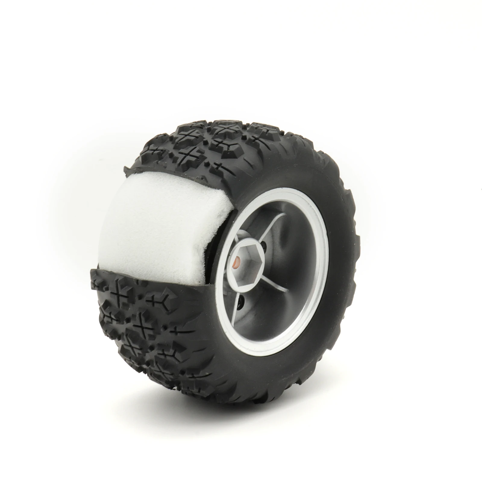 4 SZTUK 12 mm Hex RC Car Tires (Monster & Paddle) Trwałe koła Części do MJX 14210 16208 16210, HBX 16889 16890, MN128 RC Car