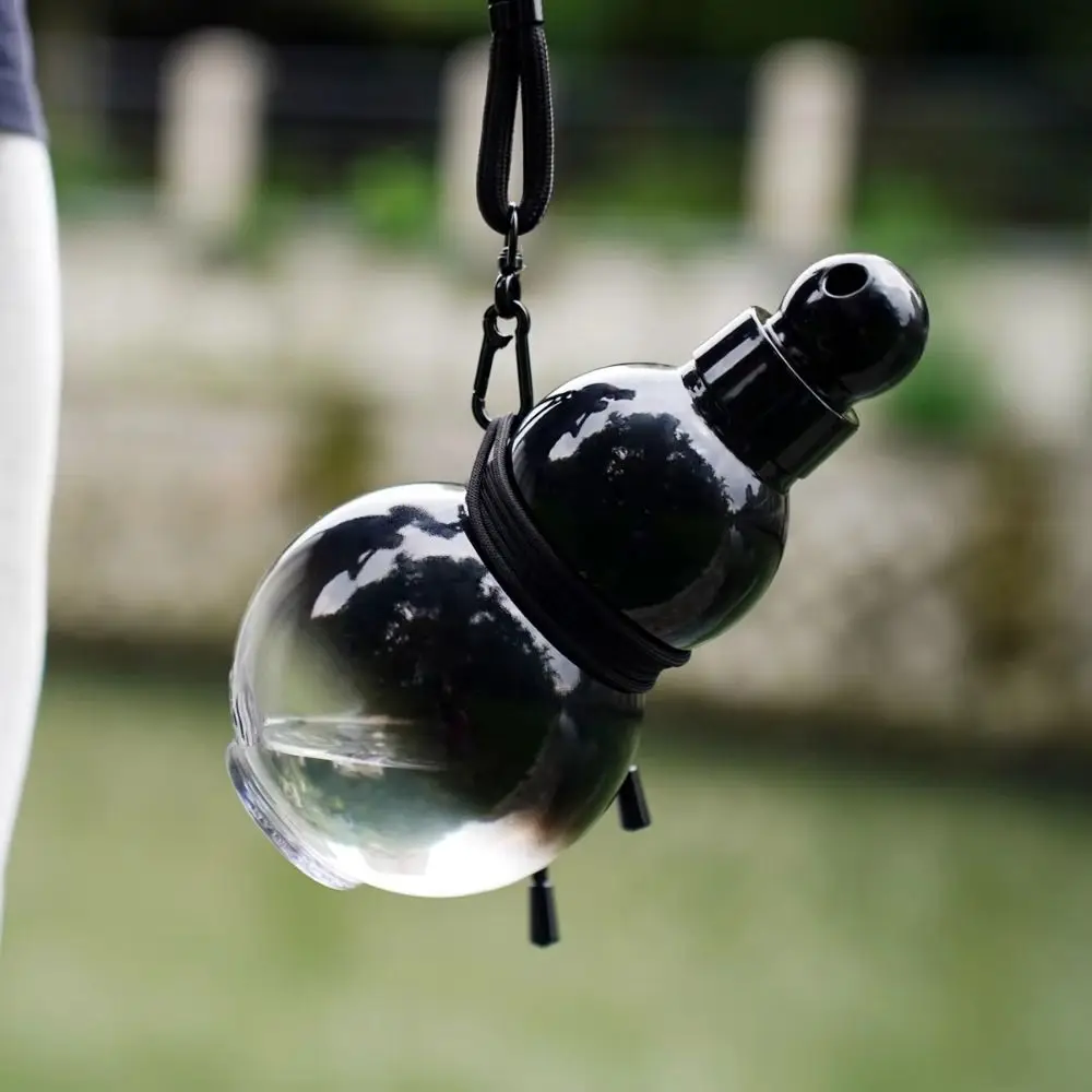 Kürbisförmige Kürbis-Sportflasche im chinesischen Stil, große Kapazität, Vintage-Wasserkocher, tragbar, Farbverlauf, Kürbis-Getränkeflasche