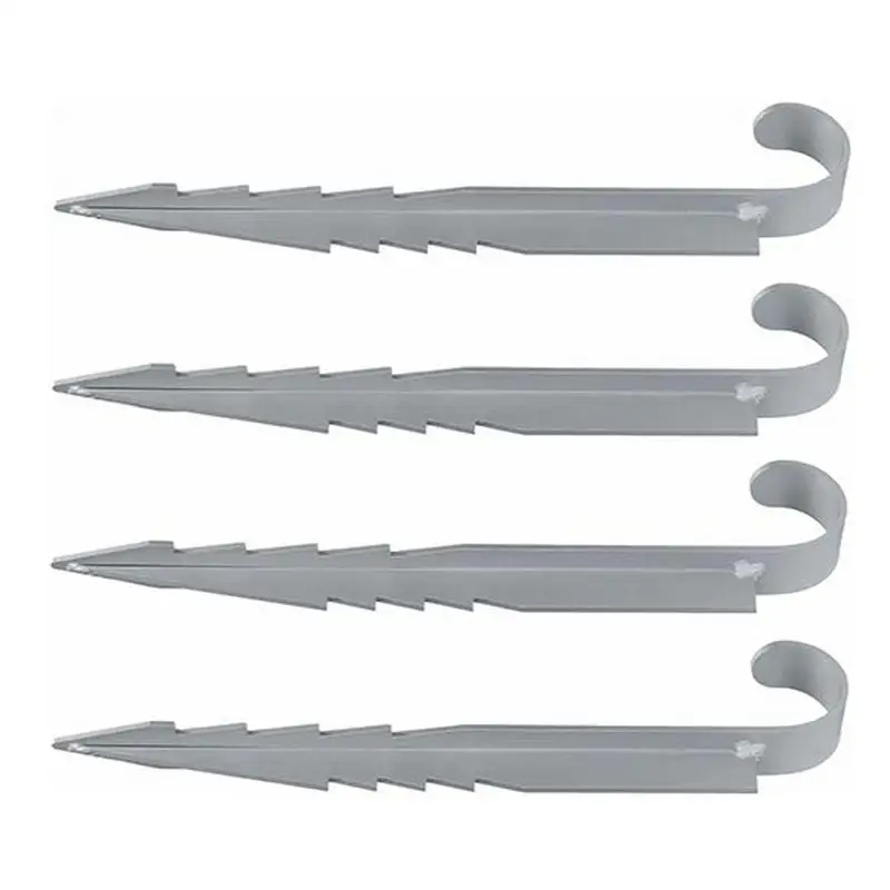 

Trampoline Stakes Metal Trampoline Ground Anchors Set of 4 Fixing Anchors for Swing Winter Foil Outdoor Equipment Anchoring Tool