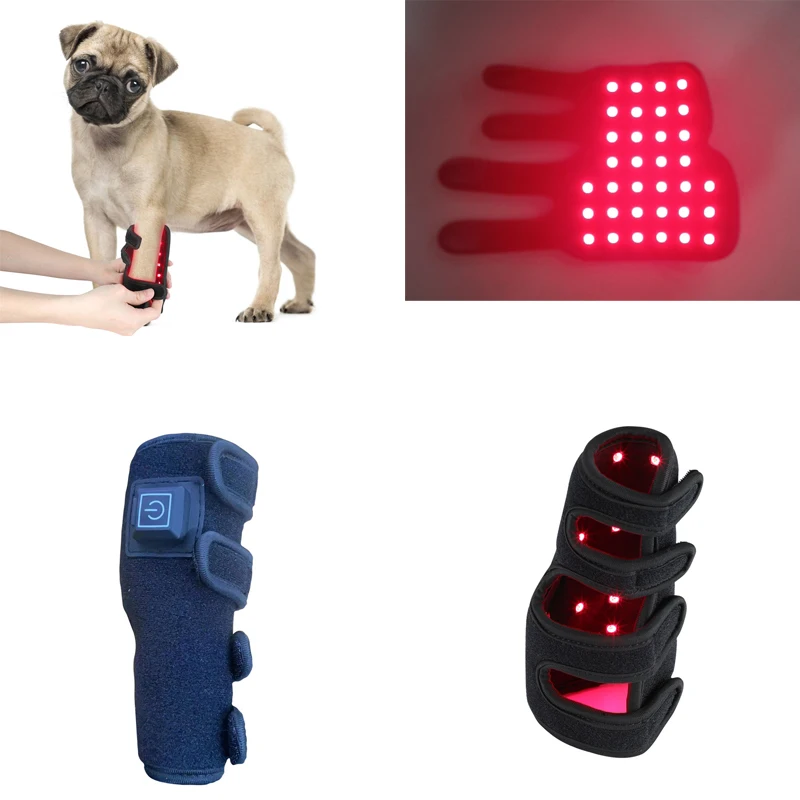 Factory Direct Custom Led Light Dogleg Belt Infrared Red Light Therapy For Pets Cat And Dog Pain