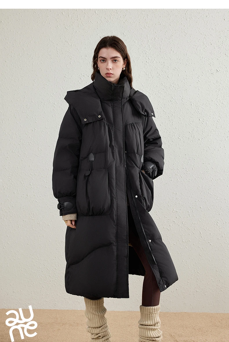 TOYOUTH Women's Short Down Jacket 2026 Winter New College Sporty Windproof Warm Liner Two Piece Set
