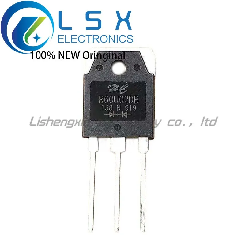 New/5pcs R60U02DB TO-247 Commonly used diode for welding machine 60A 200V Original On st ock