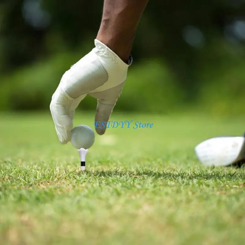 

G6DE 20Pcs More Distance Consistent Height Tees Golfs Tees Golfs Holder Tees Set