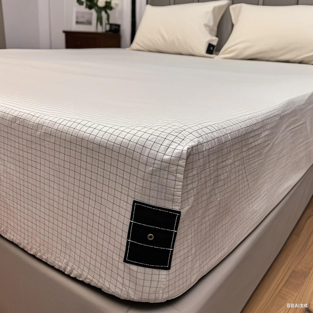 Grounding Sheets Extra Large Bed Sheet, Cotton+Silver Fiber, Grounded Bed Sheet Earth Connection Bed Sheet