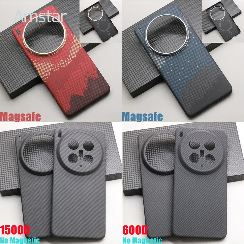 

Amstar 1500D/600D Carbon Fiber Protective Case for vivo X200 Ultra Magsafe Cover Ultra-thin Aramid Fiber vivo X200 Ultra Case
