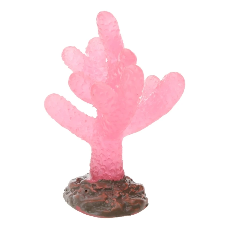 AquaticWater Coral Figurine Fishtanks Glowing Decors Aquariums Sinkable Ornament Dropship