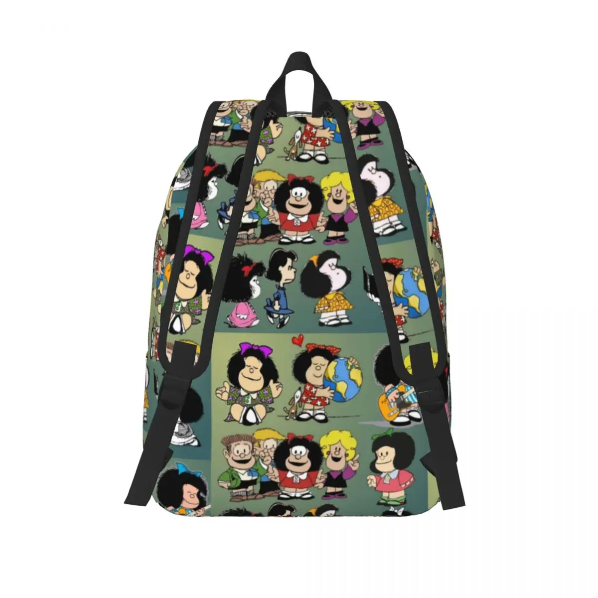 Kawaii Cartoon Mafalda Anime Rugzak Voor Jongen Meisje Kinderen Student School Boekentas Manga Plaid Dagpack Voorschoolse Primaire Tas Reizen