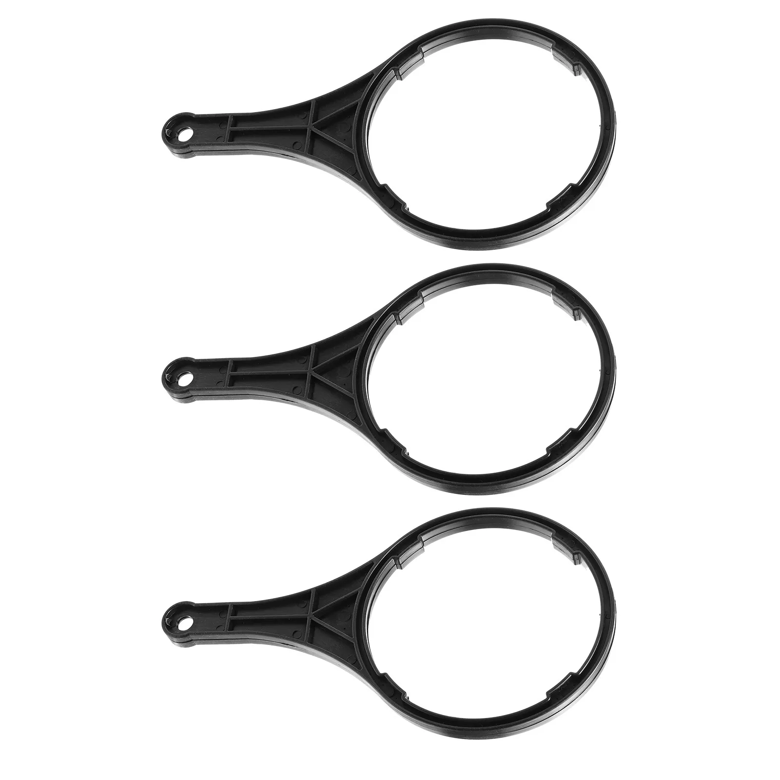 Filter Bottle Repair Wrenches for Water Filter Owners to Easily Remove Filters, 3 Pcs Black Plastic for 10- and 20-Inch Housings