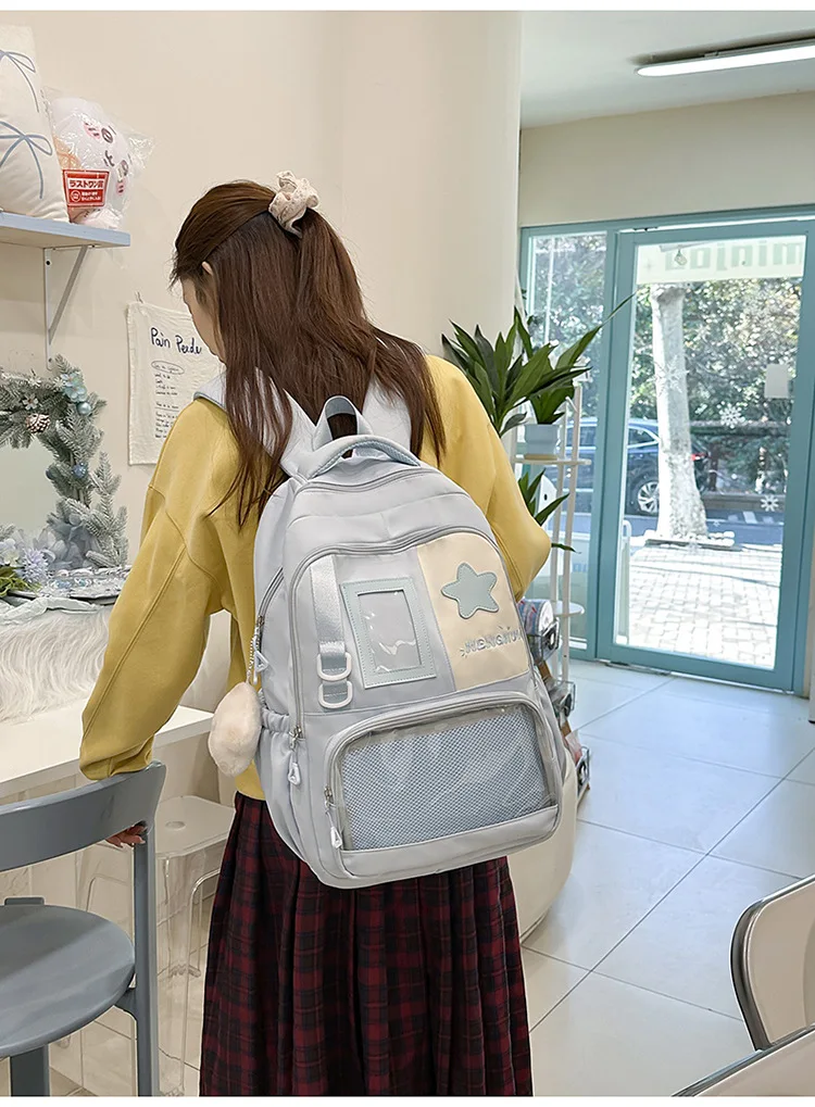Kawaii Starry Preppy Harajuku Ita Backpack