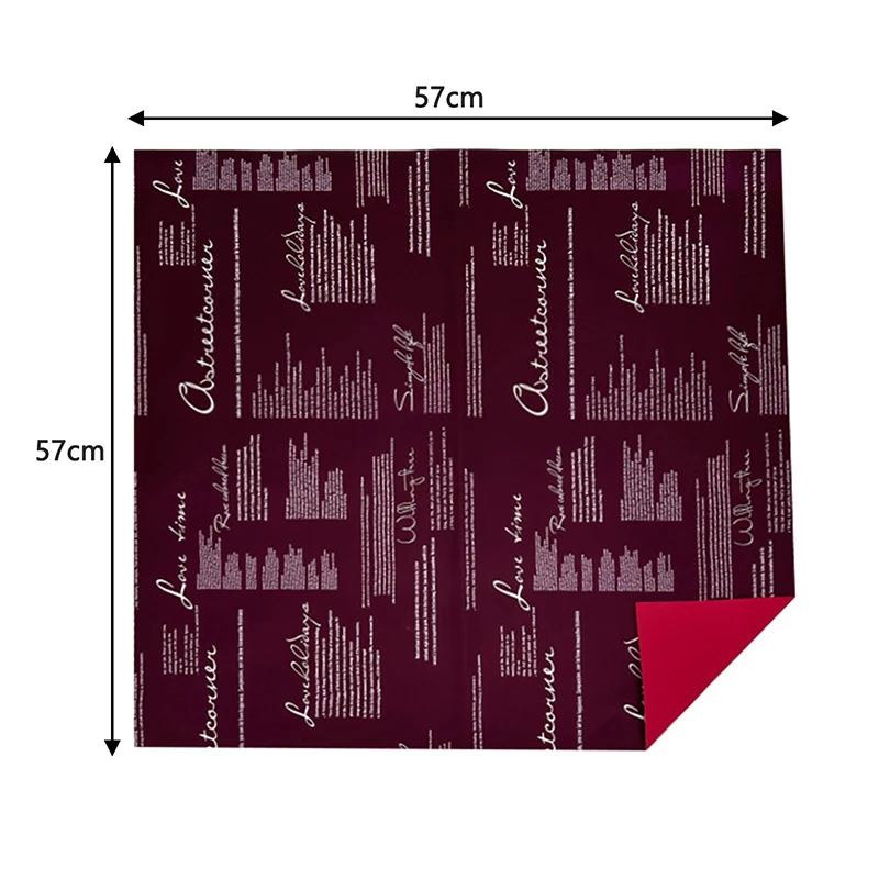 20 PCS Flower Wrapping Paper, Waterproof Florist Bouquet Paper, DIY Crafts