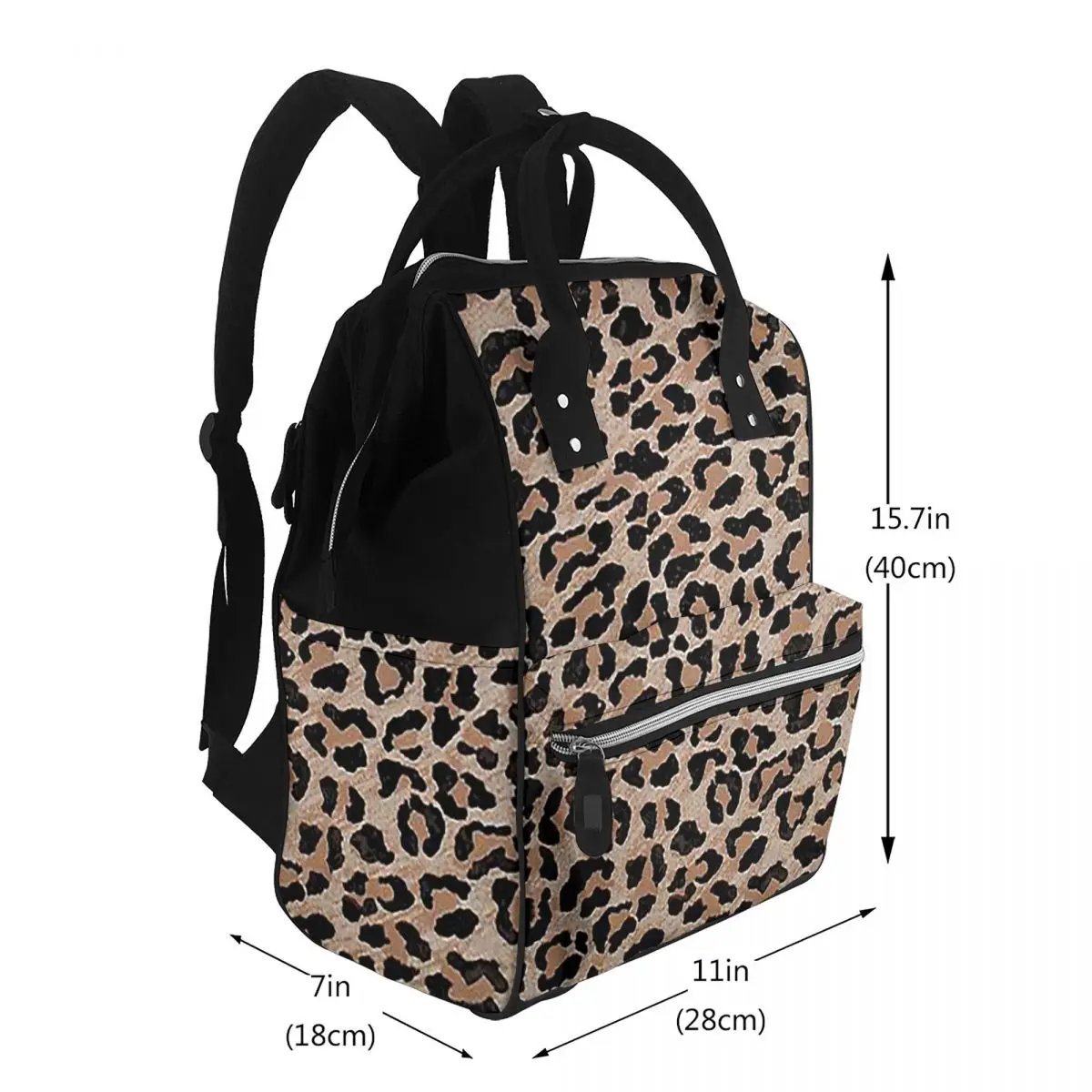 Cheetah Leopard Print Student Backpack School Bag Hiking Travel Daypack for Men Women Bookbag Shoulder Bags