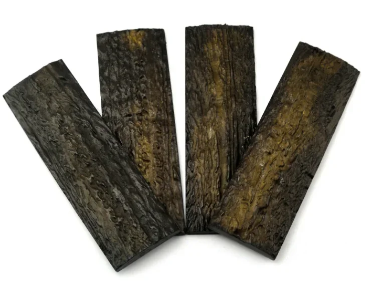 2 Pieces Knife Handle Patch Cutter Grip No-slip POM Resin Material for DIY Knife Handle Making Resin Material 130x42x7.5mm