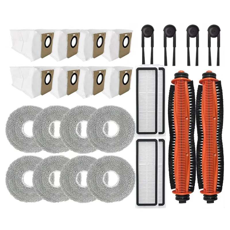 

【ESSENTIALS】26 предметов для пылесоса Xiaomi Mijia M40S / OV31CN: основная щетка, боковые щетки, HEPA-фильтр, салфетки для влажной уборки, мешки для сбора пыли.